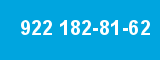 922 182-81-62